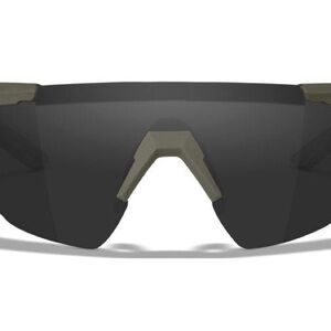 Wileyx Saber sunglasses Sleek Black Wearable Shields Grey/Clear/yellow